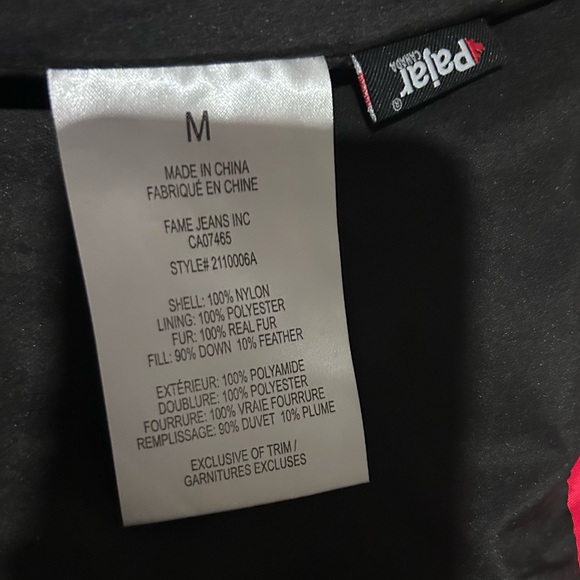 Pajar Canada Parka Jacket Women’s Performance Red Hooded Down Feather Sz M NOTE - Picture 11 of 11